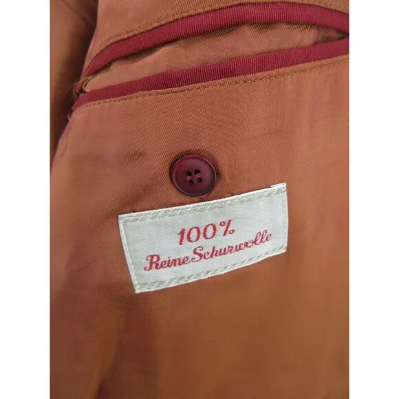 VGT Steinbock Jacket 42 Virgin Wool Leather Loden Austrian Sweater